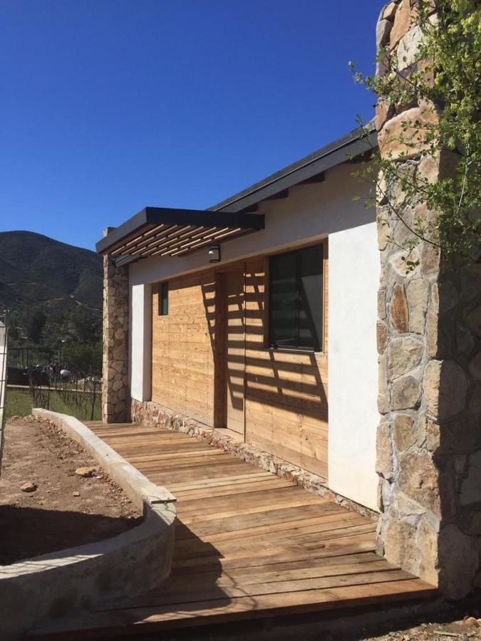 Ferienwohnung Chalet Nativo - Fabulous Terrace & Vineyard Valle de Guadalupe Exterior foto