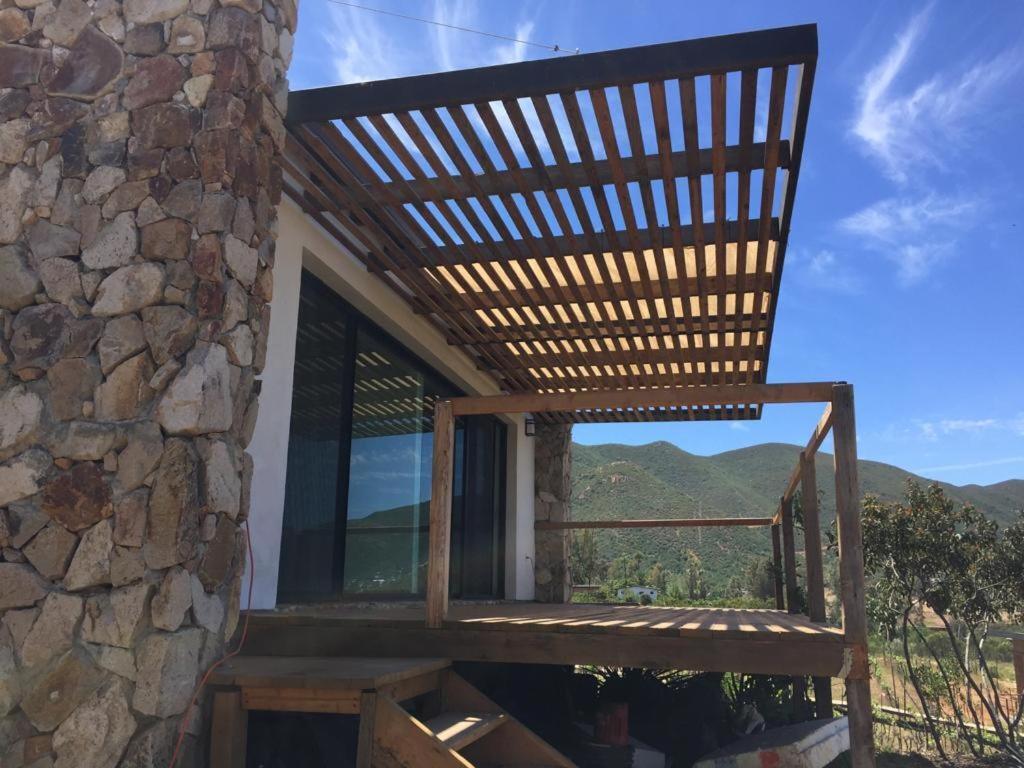 Chalet Nativo - Fabulous Terrace & Vineyard Valle de Guadalupe Exterior foto